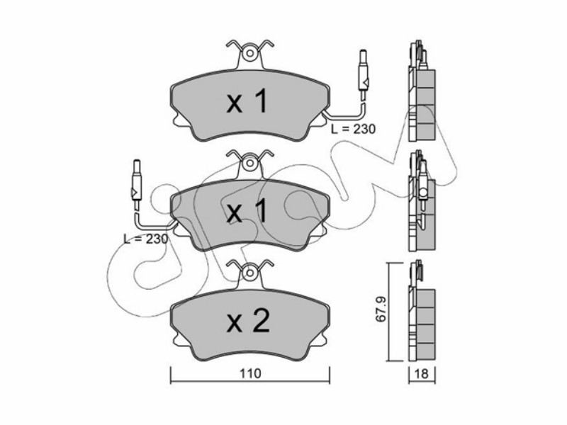 Cifam brake pads