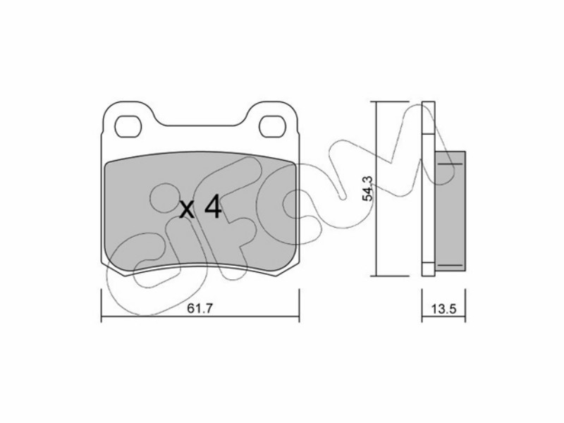 Cifam brake pads