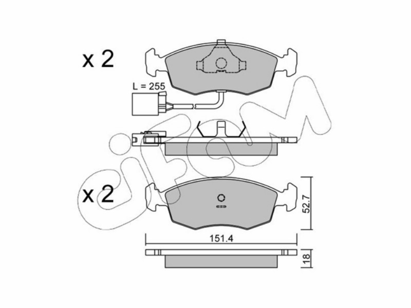 Cifam brake pads