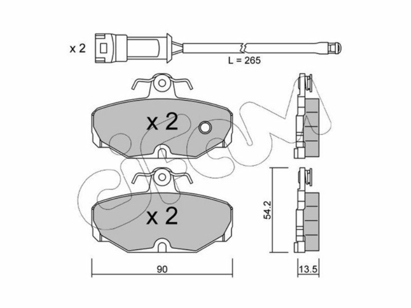 Cifam brake pads