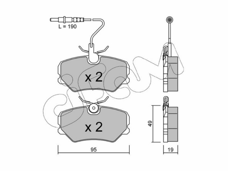 Cifam brake pads