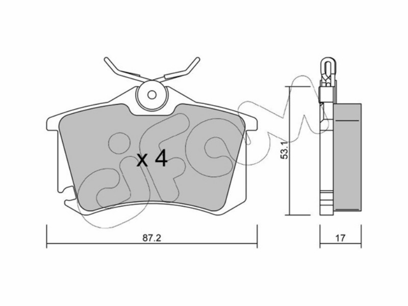 Cifam brake pads