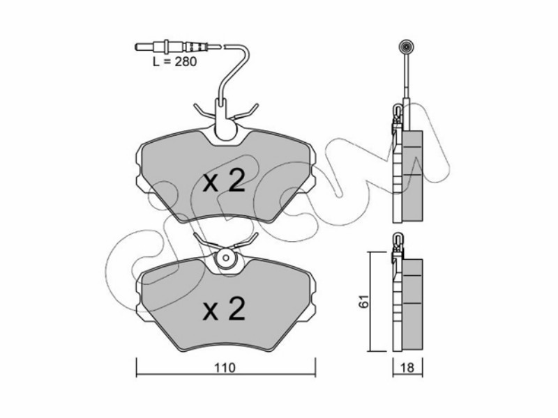 Cifam brake pads