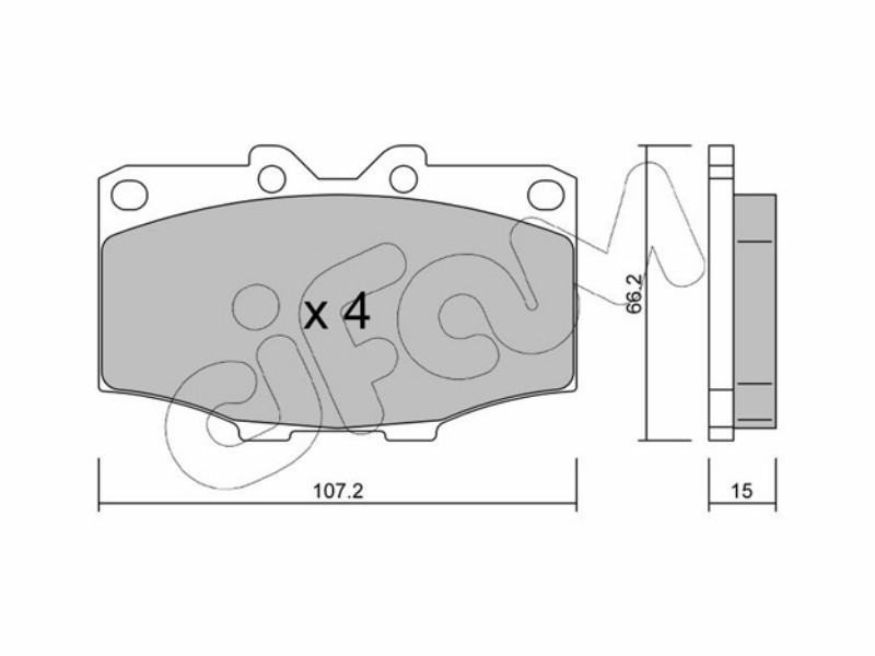 Cifam brake pads
