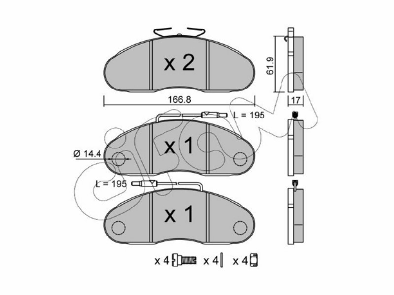 Cifam brake pads