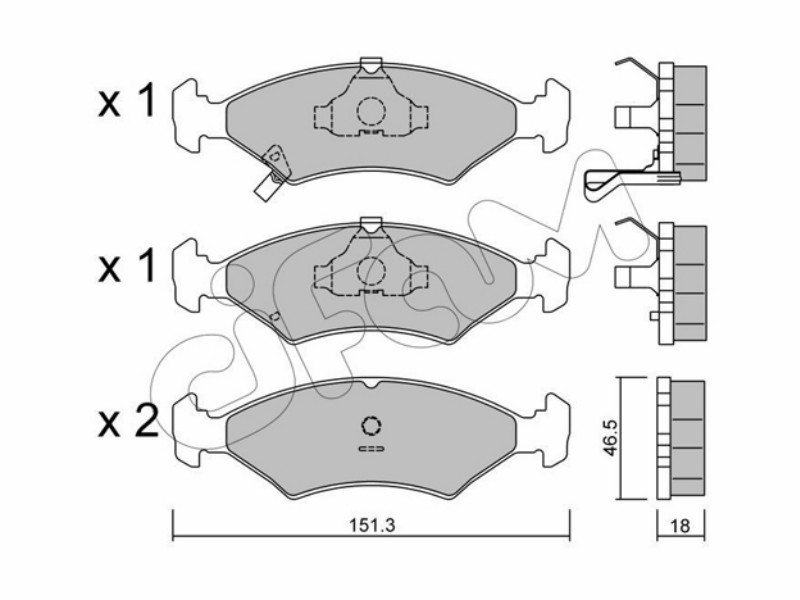 Cifam brake pads