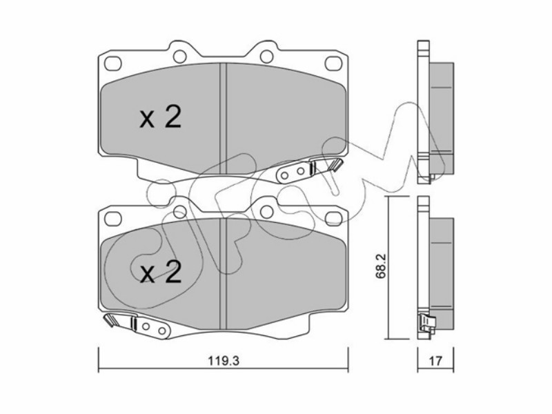 Cifam brake pads