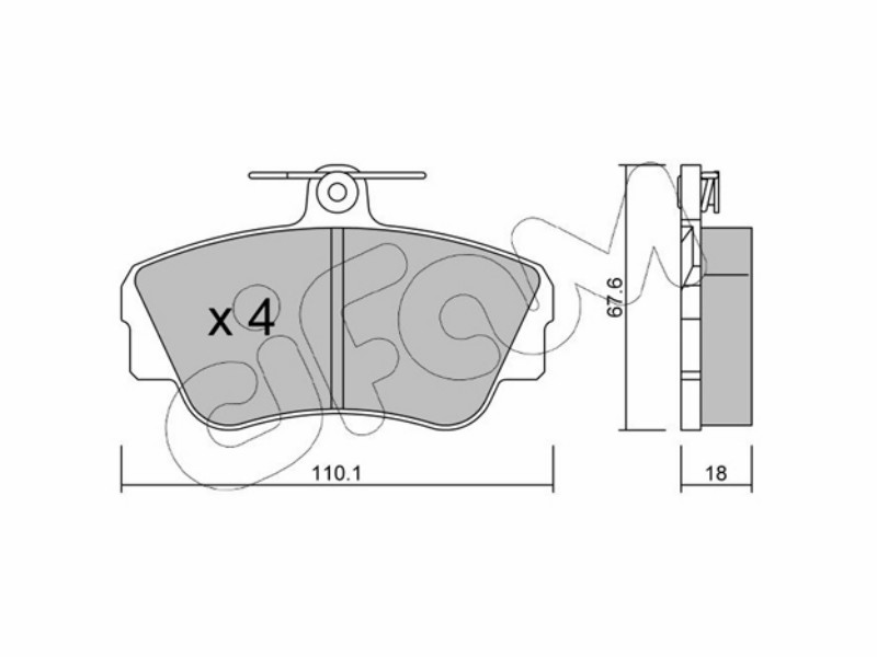Cifam brake pads