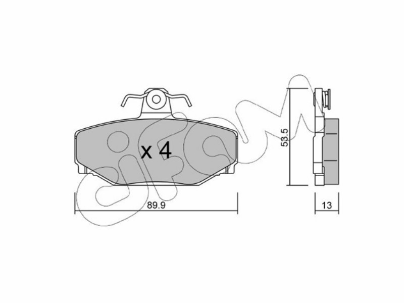 Cifam brake pads
