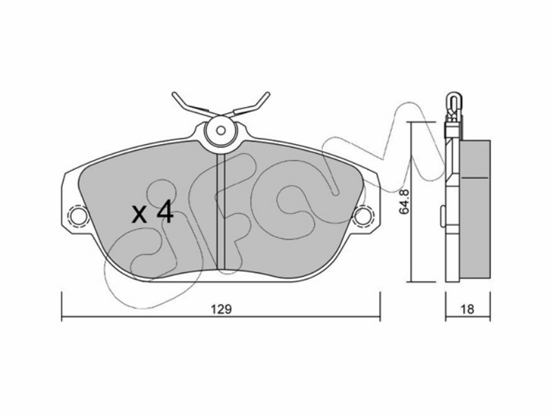 Cifam brake pads