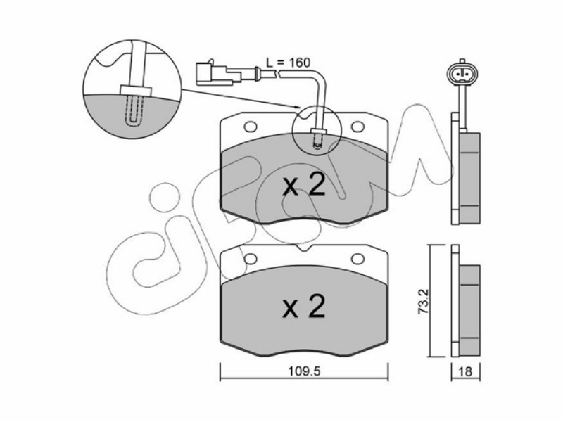Cifam brake pads