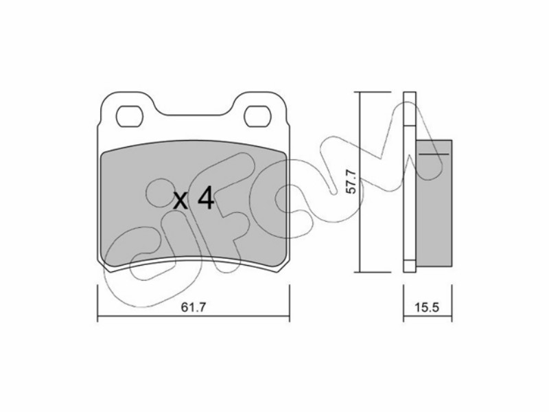 Cifam brake pads