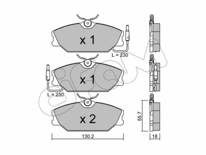 Cifam brake pads