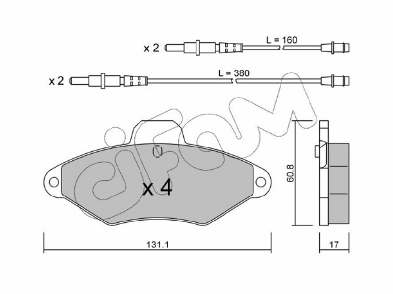 Cifam brake pads