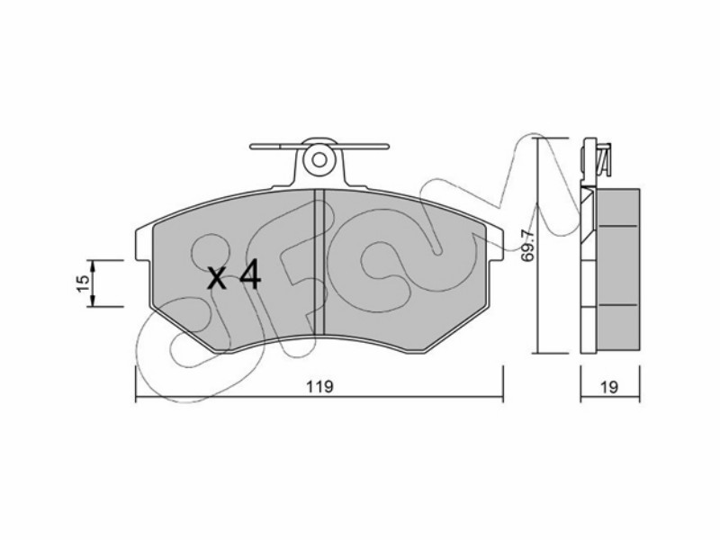 Cifam brake pads