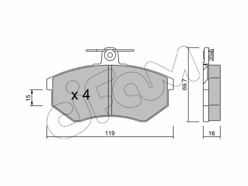 Cifam brake pads