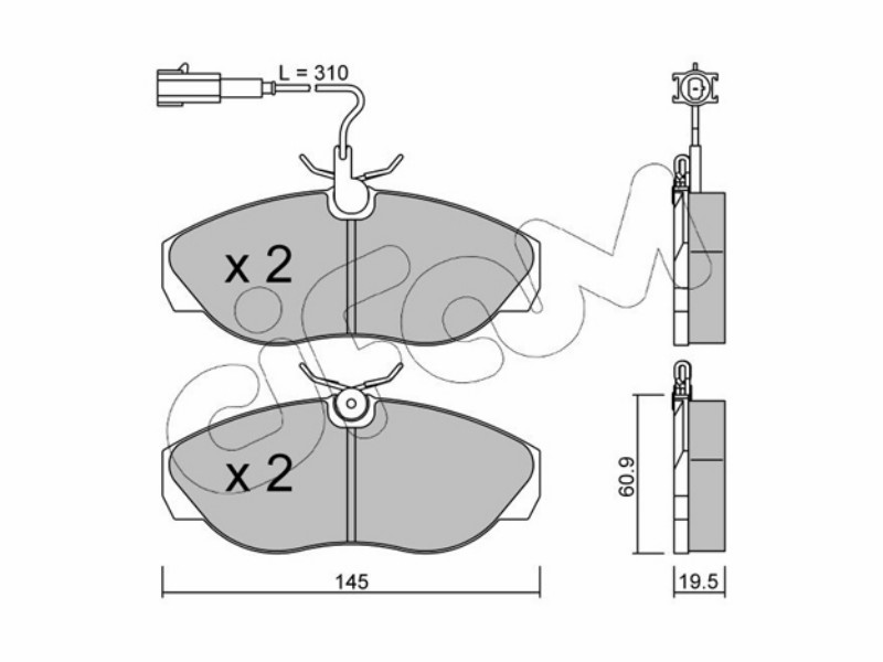 Cifam brake pads