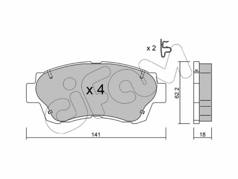 Cifam brake pads
