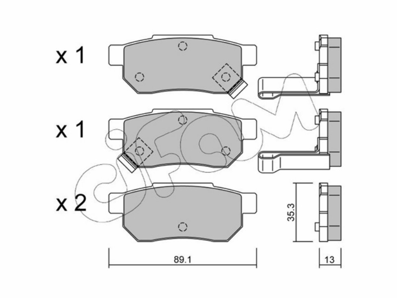 Cifam brake pads