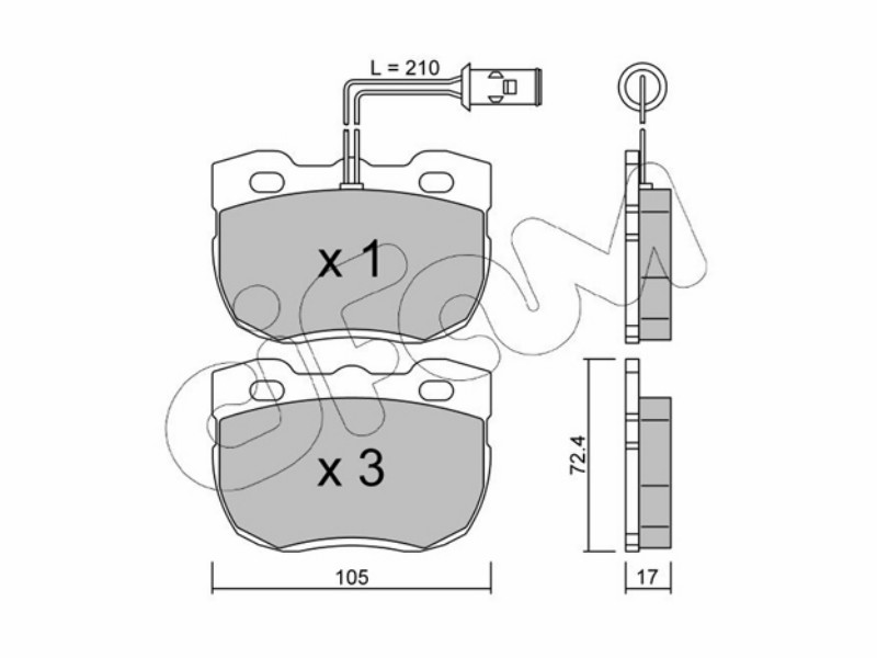 Cifam brake pads