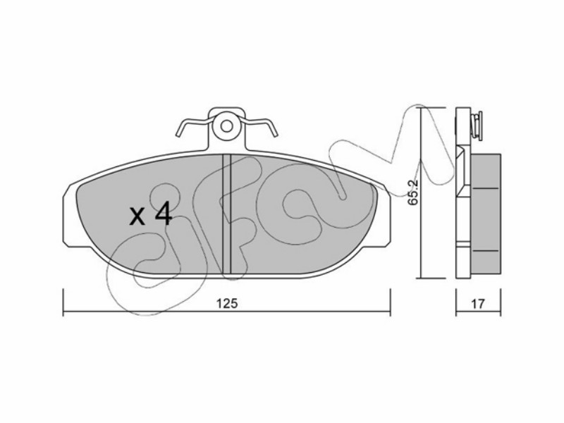 Cifam brake pads