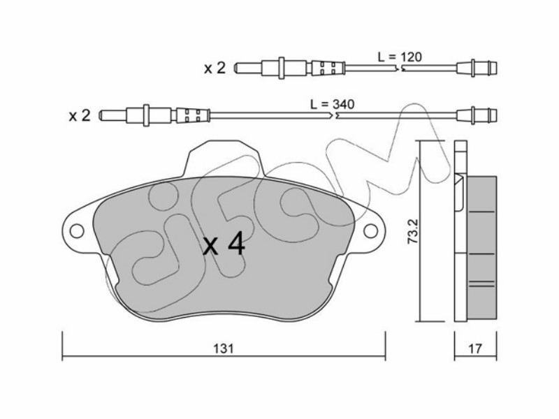 Cifam brake pads