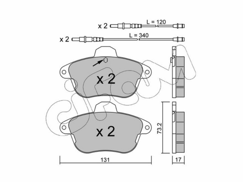 Cifam brake pads