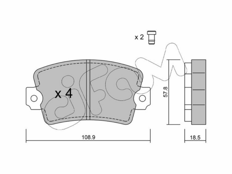 Cifam brake pads