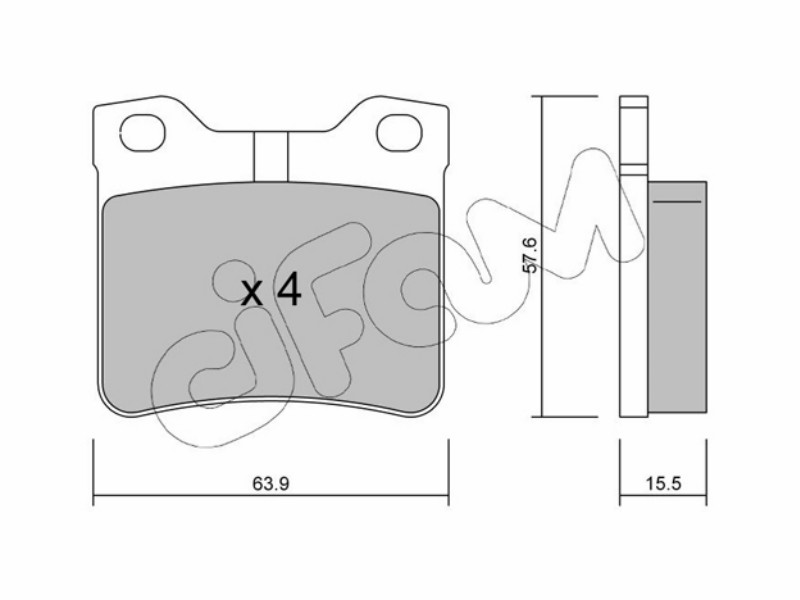Cifam brake pads