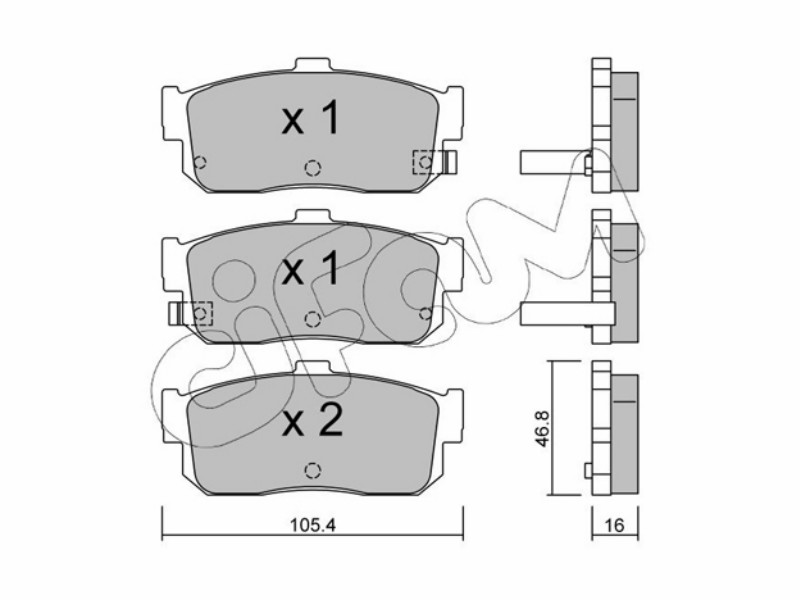 Cifam brake pads