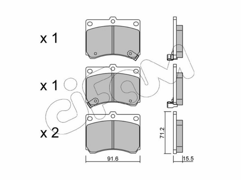 Cifam brake pads