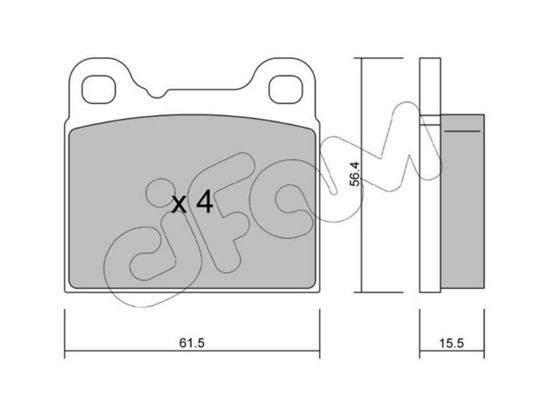Cifam brake pads