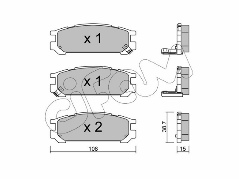Cifam brake pads