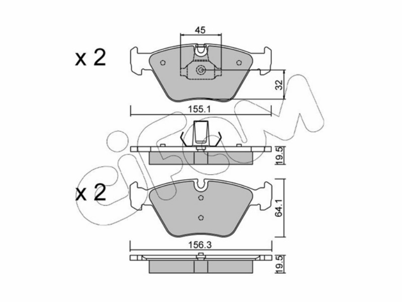 Cifam brake pads