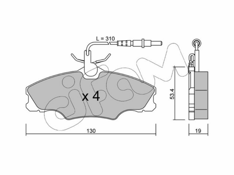 Cifam brake pads