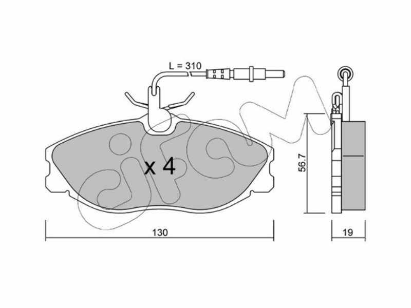 Cifam brake pads