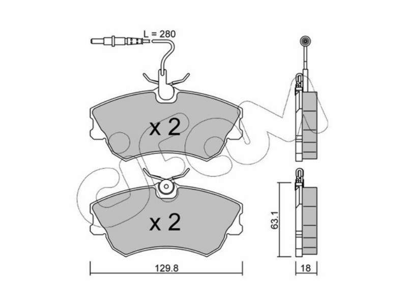 Cifam brake pads