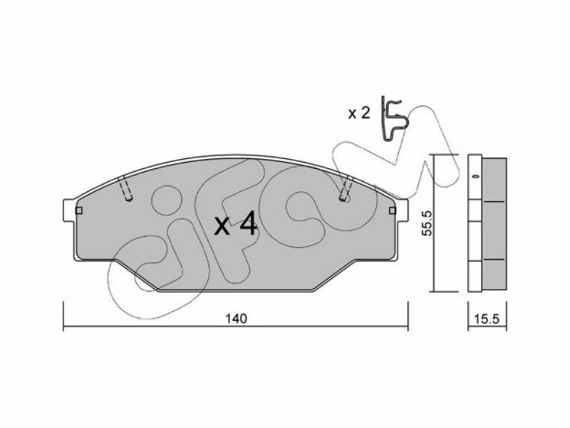 Cifam brake pads