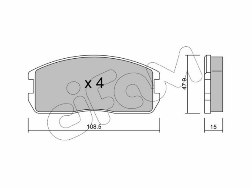 Cifam brake pads