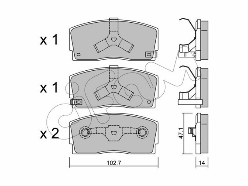 Cifam brake pads