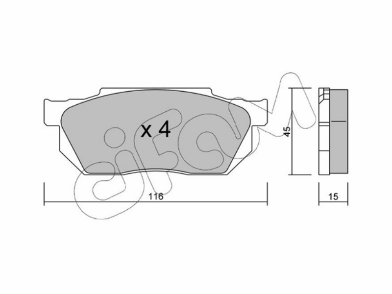 Cifam brake pads