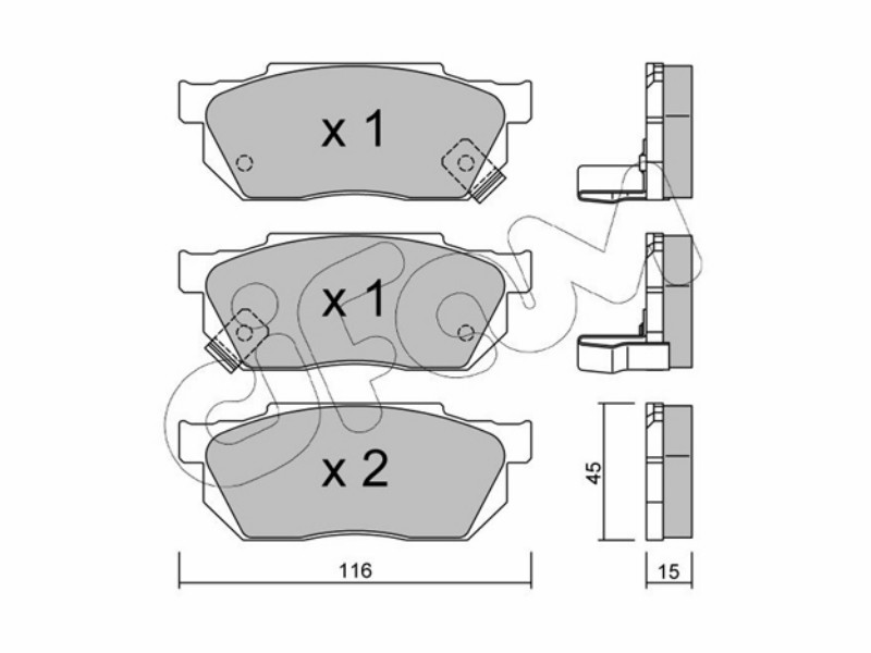 Cifam brake pads