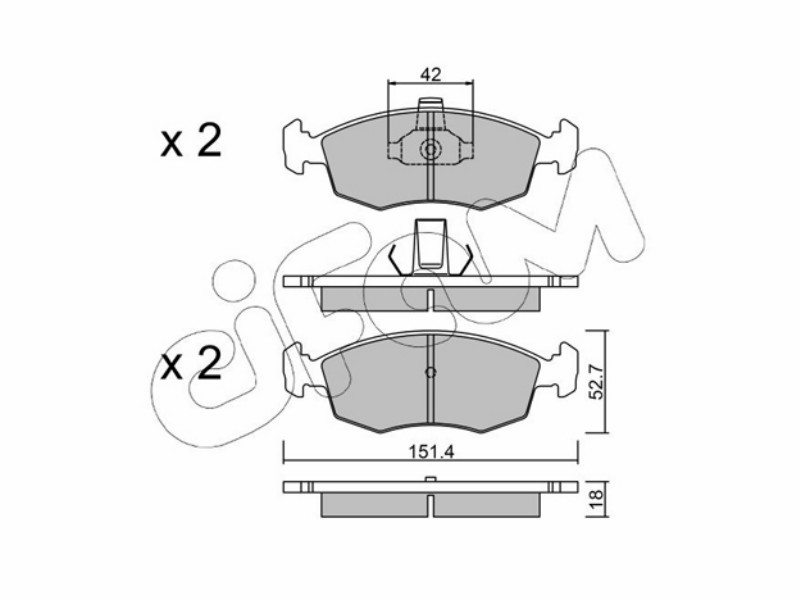 Cifam brake pads