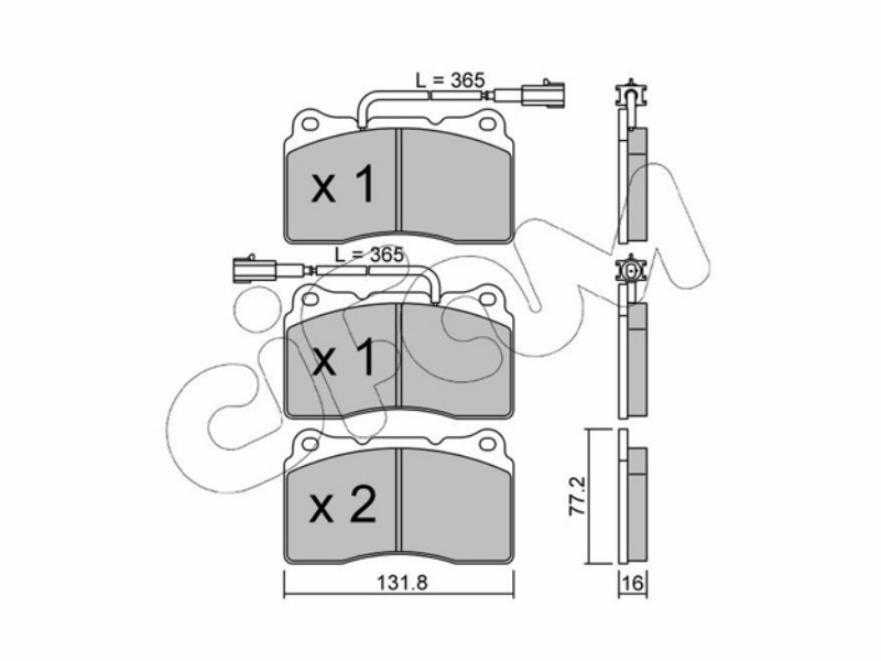 Cifam brake pads