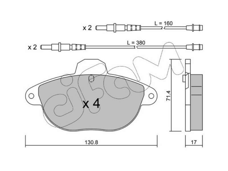 Cifam brake pads
