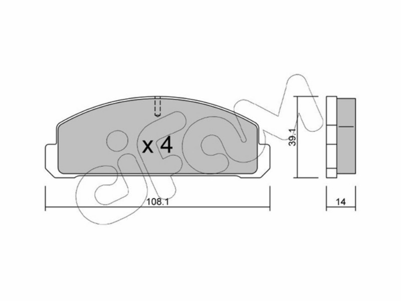 Cifam brake pads