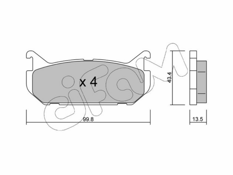 Cifam brake pads