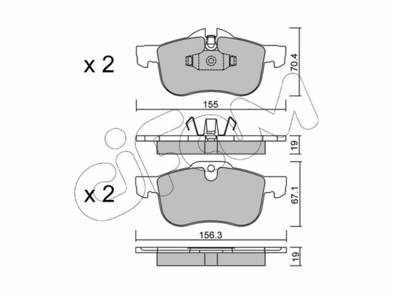 Cifam brake pads
