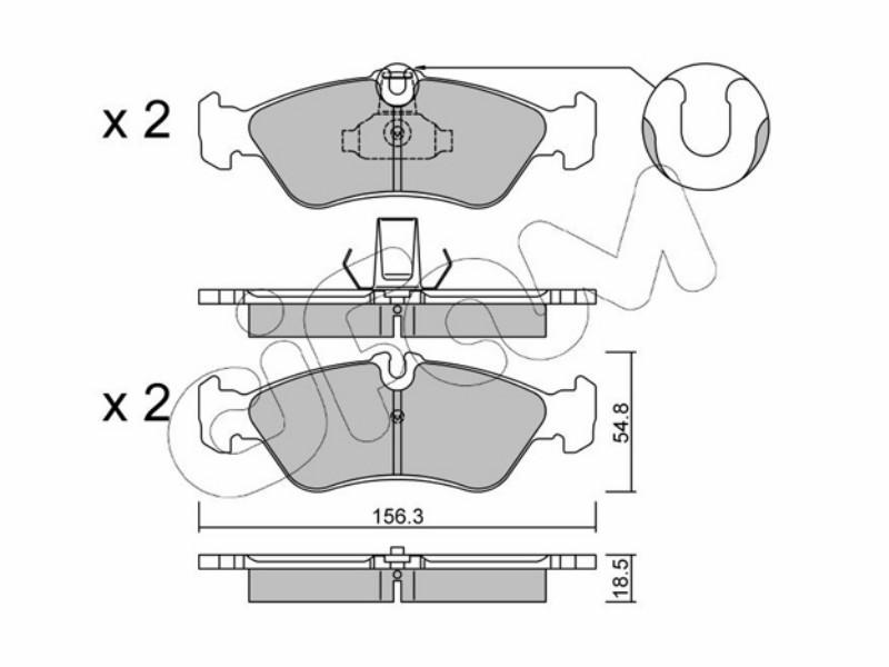 Cifam brake pads