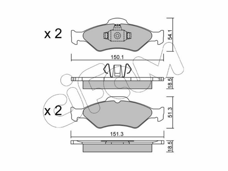 Cifam brake pads